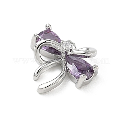 Brass Micro Pave Cubic Zirconia Charms&nbsp;KK-A300-01P