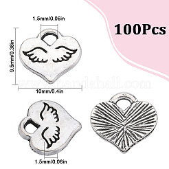 100Pcs Tibetan Style Alloy Charms&nbsp;FIND-SC0006-36