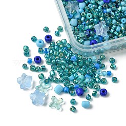 Baking Paint Glass Round Seed Beads with Glass Bead&nbsp;SEED-FS0001-23