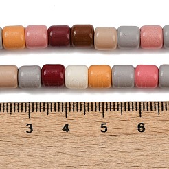Baking Paint Glass Beads Strands&nbsp;LAMP-S070-06B