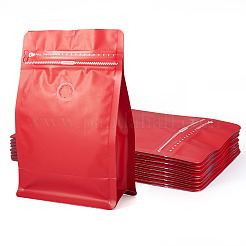 10Pcs BOPP and Aluminized PET and PE Resealable Coffee Zipper Bags with Valve&nbsp;ABAG-TA0001-93B