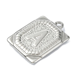 Anti-Tarnish 304 Stainless Steel Pendants&nbsp;STAS-U033-01P-A