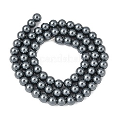Eco-Friendly Dyed Glass Pearl Round Beads Strands&nbsp;HY-A002-6mm-RB077