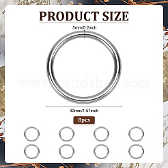 304 Stainless Steel Linking Rings&nbsp;STAS-ME0002-86B