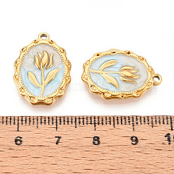 304 Stainless Steel Enamel Pendants&nbsp;STAS-N110-27D-G