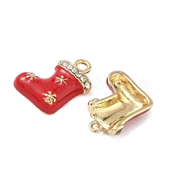 Christmas Alloy Enamel Pendants&nbsp;ENAM-I073-02G-02