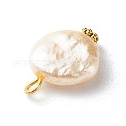 ABS Plastic Imitation Pearl Beads Pendant&nbsp;PALLOY-JF00834