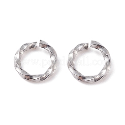Tarnish Resistant 304 Stainless Steel Open Jump Rings&nbsp;X-STAS-F191-12P-A