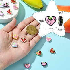 18Pcs 9 Colors Baking Paint Alloy Beads&nbsp;FIND-CJ0002-90