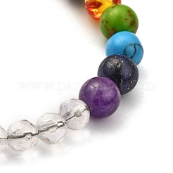 Chakra Crystal Suncatcher Dowsing Pendulum Pendants&nbsp;PALLOY-JF00460