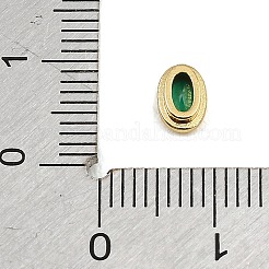 Brass Pave Cubic Zirconia Cabochons&nbsp;CU-CBA30E8-04G-07