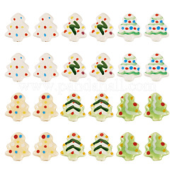 24Pcs 6 Colors Handmade Porcelain Beads&nbsp;PORC-TA0001-39
