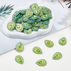 50Pcs Resin Cabochons&nbsp;CRES-GF0001-07B
