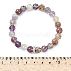 Natural Rutilated Quartz Beads Stretch Bracelets for Women Men&nbsp;BJEW-JB14038