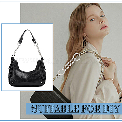 Alloy Bag Curb Chains&nbsp;FIND-WH0137-31P