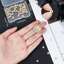 100Pcs Brass Beads&nbsp;KK-BBC0012-14B