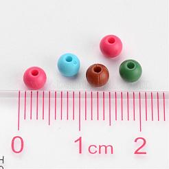 Solid Chunky Acrylic Ball Beads&nbsp;SACR-R812-4mm-M