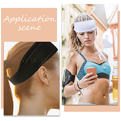 6Pcs 6 Colors Cloth Wide Headband for Sports&nbsp;AJEW-CN0005-07B