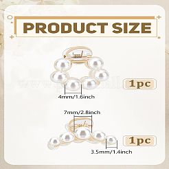 2Pcs 2 Styles Resin Claw Hair Clip for Girls Women&nbsp;PHAR-LP0001-14