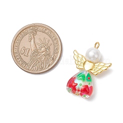 Handmade Glass Enamel Pendants&nbsp;PALLOY-JF04265-02