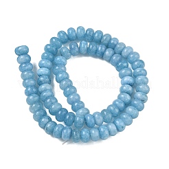 Dyed Natural White Jade Beads Strands&nbsp;X-GG-CBA9281-A17-5x8mm