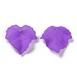 Autumn Theme Transparent Frosted Acrylic Pendants&nbsp;X-PAF002Y-8