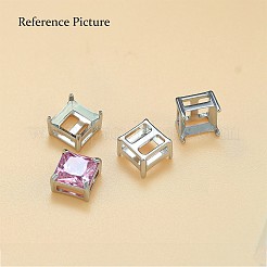 304 Stainless Steel Rhinestone Claw Settings&nbsp;STAS-U042-05C-P