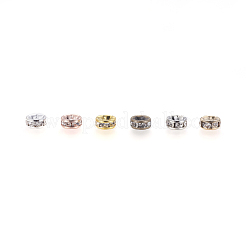 Brass Rhinestone Spacer Beads&nbsp;RB-JP0002-12-NF