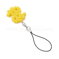 Glass Beaded Dollar Sign Pendant Decorations&nbsp;HJEW-MZ00149