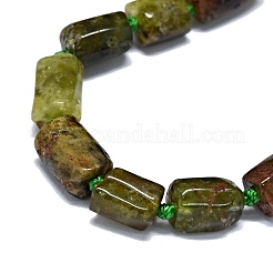 Natural Green Garnet Beads Strands&nbsp;G-O170-139