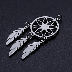 Non-Tarnish 201 Stainless Steel Pendants&nbsp;STAS-S105-JN354-1
