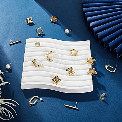 48Pcs 8 Style Alloy Stud Earring Findings&nbsp;FIND-PH0007-25