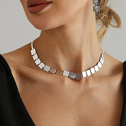 Alloy Link Chain Necklaces&nbsp;WGF0633-02