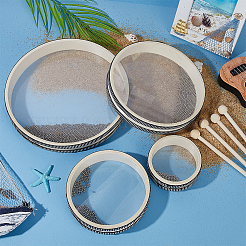 4Pcs 201 Stainless Steel Wave Bead Ocean Drum&nbsp;AJEW-OC0014-57