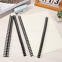 Plastic Loose Leaf Book Binder Hinged Rings&nbsp;LS-AJEW-WH20020-021