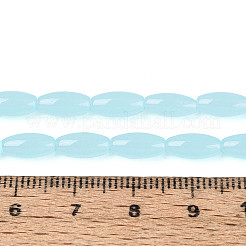 Imitation Jade Glass Beads Strands&nbsp;GLAA-T028-15J-01