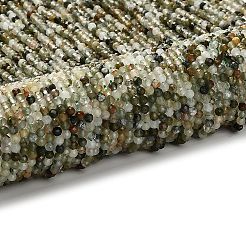 Natural Green Rutilated Quartz Beads Strands&nbsp;G-RM2025-A14-3mm-B