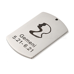 Non-Tarnish 304 Stainless Steel Pendants&nbsp;STAS-C098-01F-P
