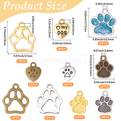 152Pcs Tibetan Style Alloy Pendants&nbsp;FIND-BM0001-71