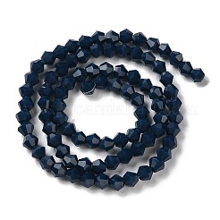 Opaque Solid Color Imitation Jade Glass Beads Strands&nbsp;EGLA-A039-P4mm-D09