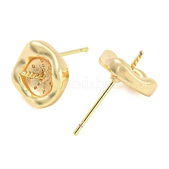 Brass Stud Earring Finding&nbsp;X-KK-L208-49G