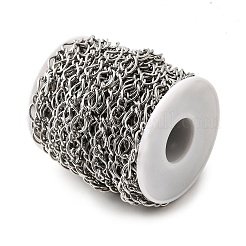 304 Stainless Steel Twist Link Chains&nbsp;CHS-C018-06P