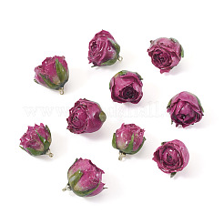 10Pcs Preserved Rose Pendants&nbsp;KY-TA0001-59B