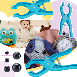 Mini Black Glass Safety Eyes Kits&nbsp;DOLL-HY0001-03