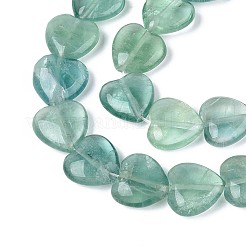 Natural Green Fluorite Beads Strands&nbsp;G-T142-64B
