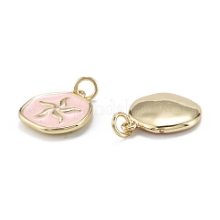 Brass Enamel Pendants&nbsp;KK-A155-11G