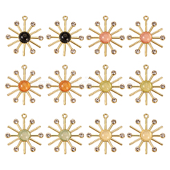 24Pcs 6 Colors Glass Imitation Cat Eye Pendants&nbsp;FIND-TA0002-83