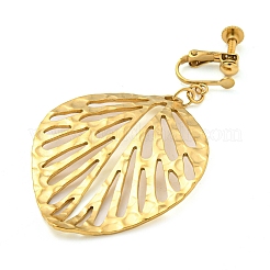 Ion Plating(IP) 304 Stainless Steel Earrings for Women&nbsp;EJEW-E304-09G