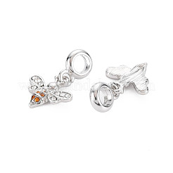 Rack Plating Alloy European Dangle Charms&nbsp;MPDL-N039-120