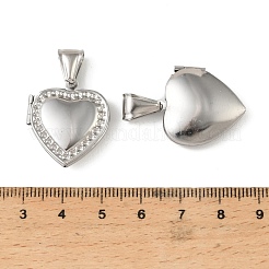 316 Stainless Steel Locket Pendants&nbsp;STAS-K321-25P